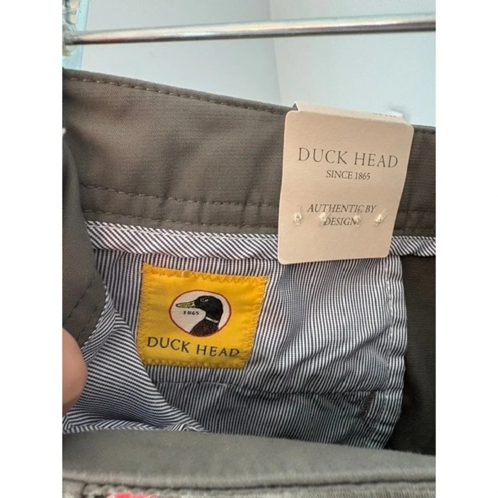 Duck Head Mens Harbor Performance Shorts Gunmetal Gray Size 38 NWT D61004 056